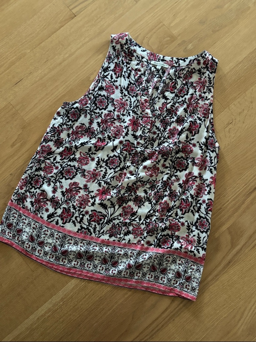 ANNE CARSON large sleeveless blouse